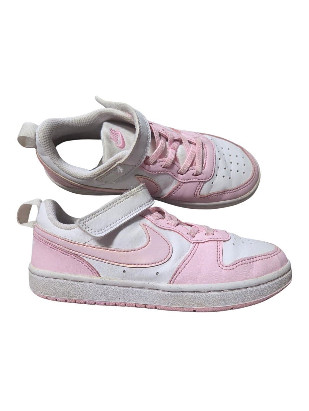 Nike Court Borough Low Recraft  girls sneakers pink white girls 13c